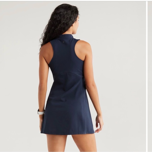 Zella Midnight Blue Sleeveless Mini Dress - Picture 3 of 8